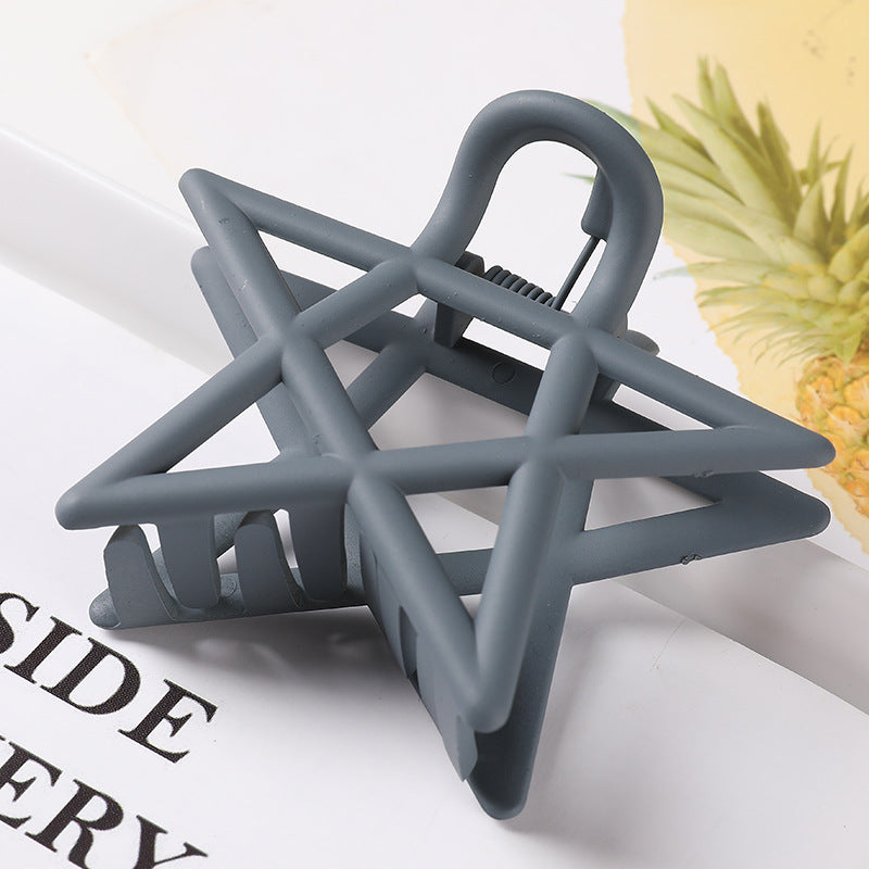 Star Claw Hair Clip for Secure Everyday Styling gray by HitMyNeed