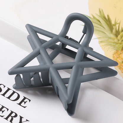 Star Claw Hair Clip for Secure Everyday Styling gray by HitMyNeed