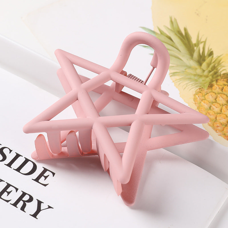 Star Claw Hair Clip for Secure Everyday Styling pink by HitMyNeed