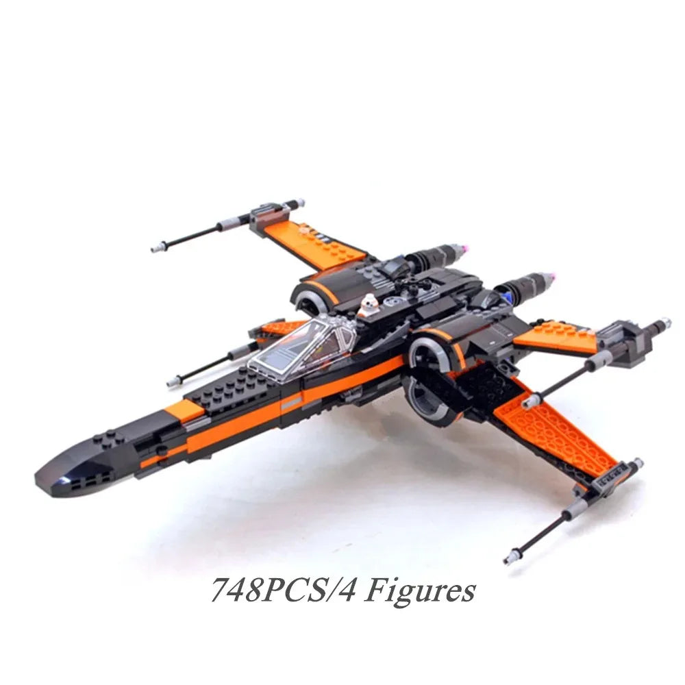 Star MOC X-Wing Fighter Building Block Set 75102 by HitMyNeed