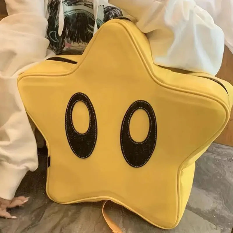 Star Shaped Backpack with Cute Big Eyes Design by HitMyNeed