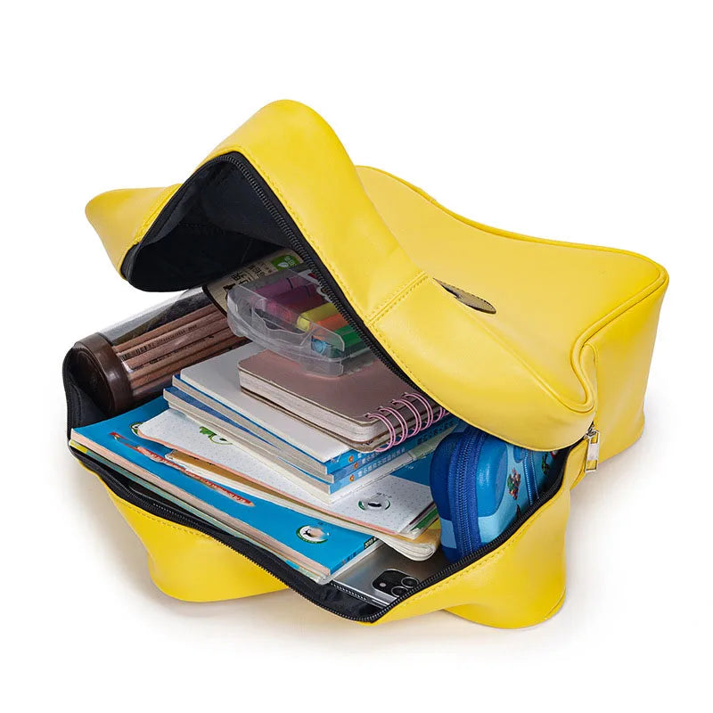 Star Shaped Backpack with Cute Big Eyes Design by HitMyNeed