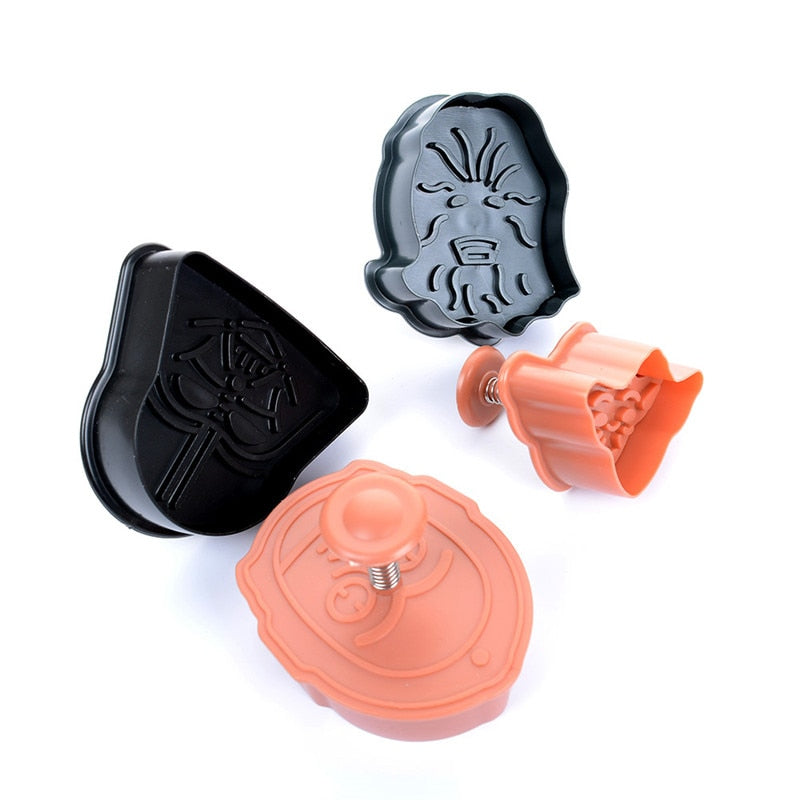 Star Wars Plunger Cookie Cutters Set (4 pcs) by HitMyNeed