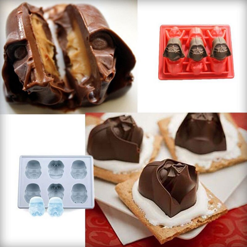 Star Wars Silicone Ice Cube & Candy Molds Set (6pcs) by HitMyNeed