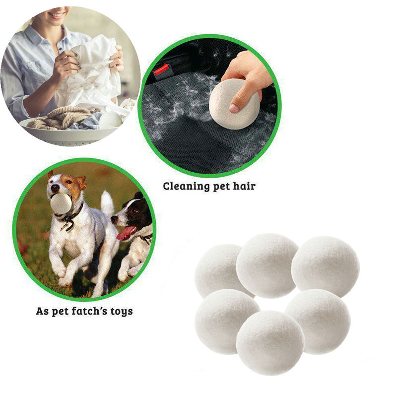 Static Wool Dryer Balls Set of 5 by HitMyNeed