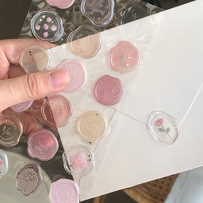 Stationery Letter Seal Stickers, 18 Pcs by HitMyNeed