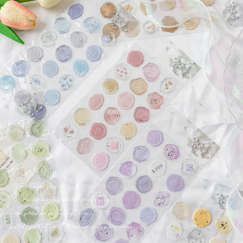 Stationery Letter Seal Stickers, 18 Pcs by HitMyNeed
