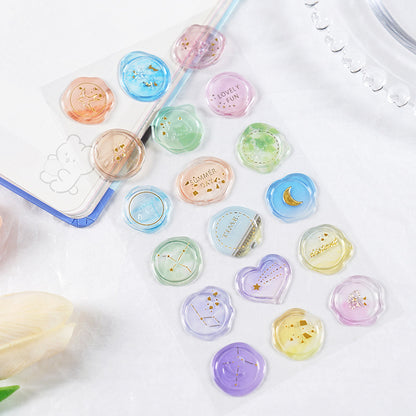 Stationery Letter Seal Stickers, 18 Pcs f by HitMyNeed