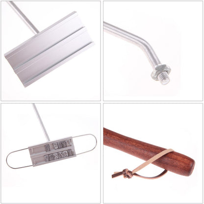 Steak Branding Iron with 55 Interchangeable Letters by HitMyNeed