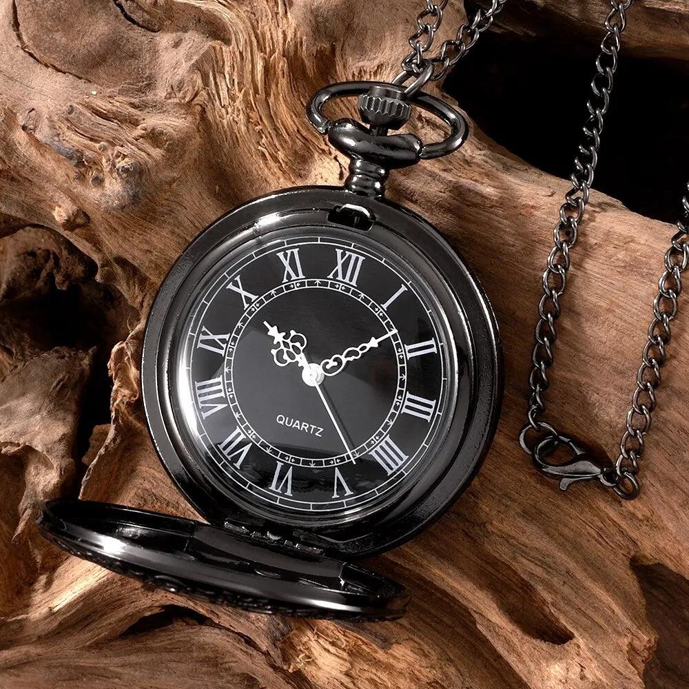 Steampunk Copper Hollow Gear Quartz Pocket Watch by HitMyNeed