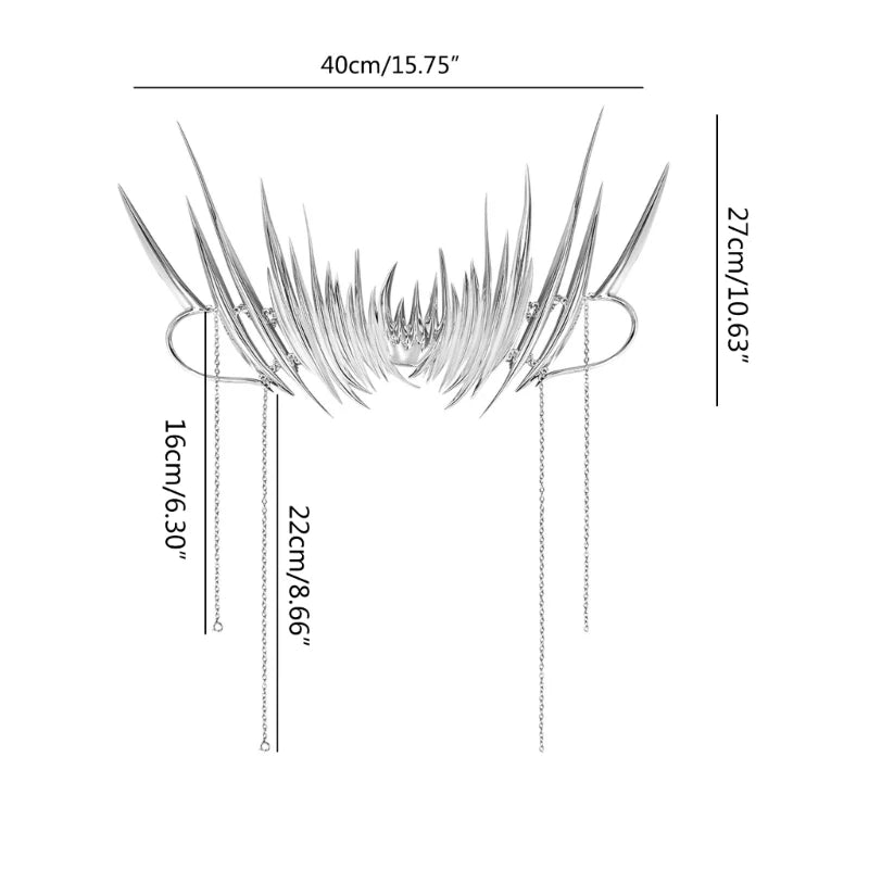 Steampunk Mechanical Metal Masquerade Face Mask by HitMyNeed