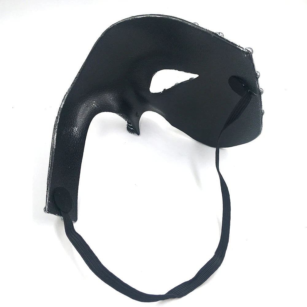 Steampunk Phantom Half Face Masquerade Mask by HitMyNeed