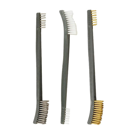 Steel, Brass & Nylon Detail Cleaning Brush Set by HitMyNeed