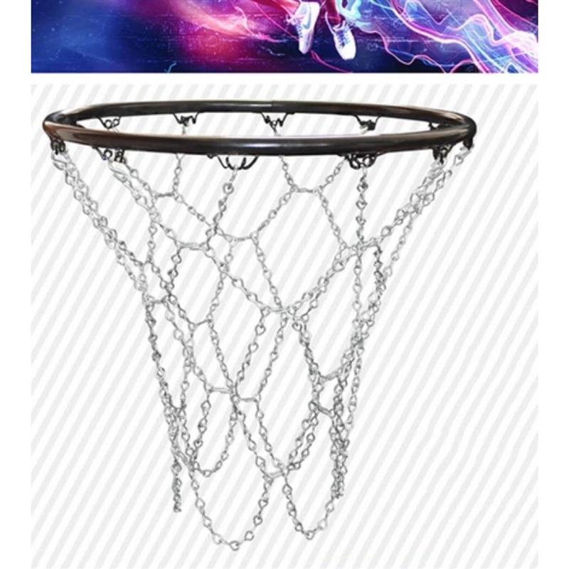 Steel Chain Basketball Net for Outdoor Hoops by HitMyNeed