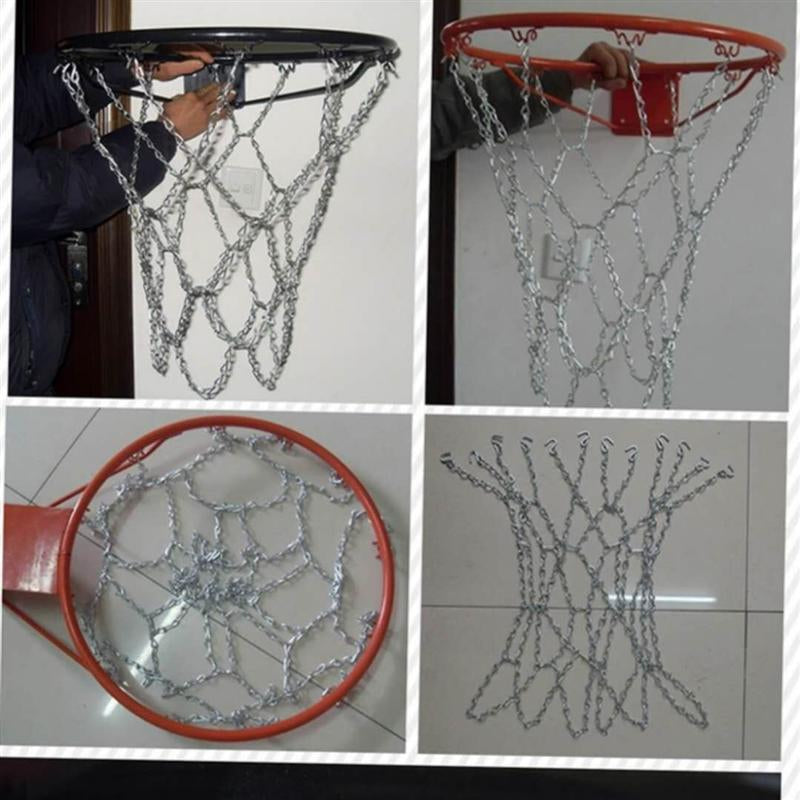 Steel Chain Basketball Net for Outdoor Hoops by HitMyNeed