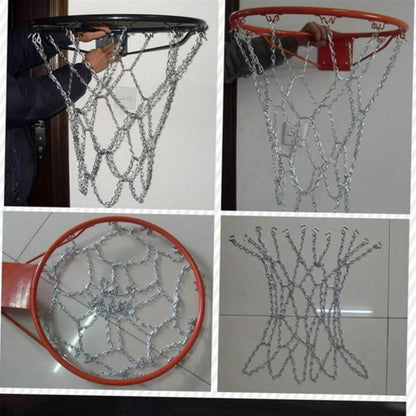 Steel Chain Basketball Net for Outdoor Hoops by HitMyNeed