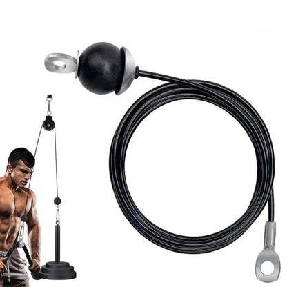 Steel Gym Cable 1.4-2.5m for DIY Pulley Systems 2-5m by HitMyNeed
