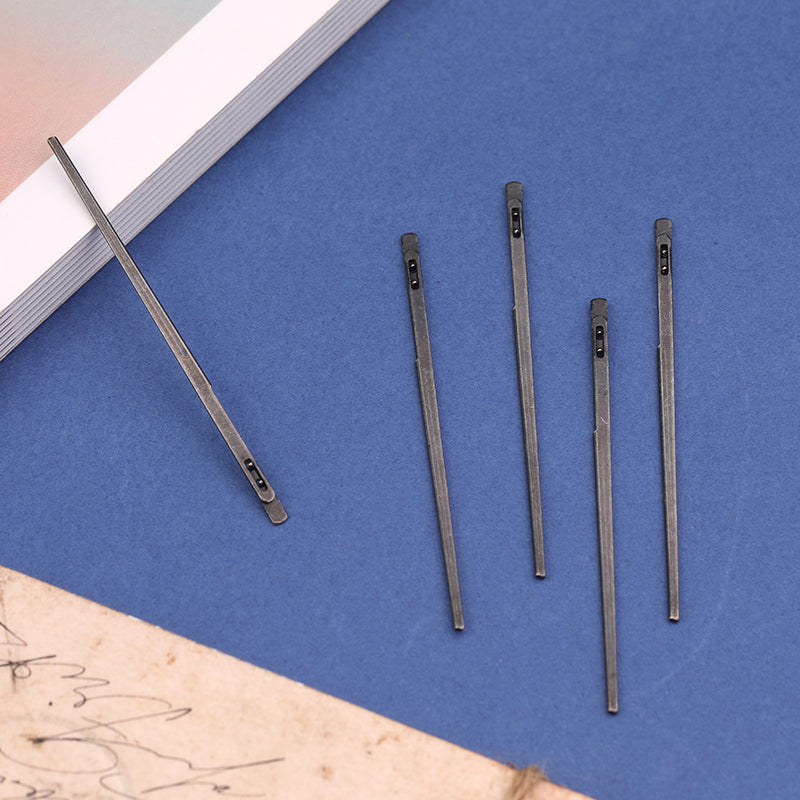 Steel Leather Lacing Needles Set (2pcs, 5.6cm) by HitMyNeed