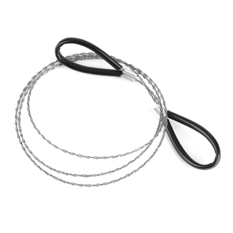 Steel Manual Chain Saw with Hand Grips by HitMyNeed