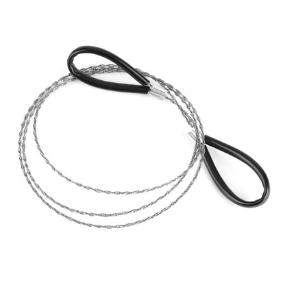 Steel Manual Chain Saw with Hand Grips by HitMyNeed