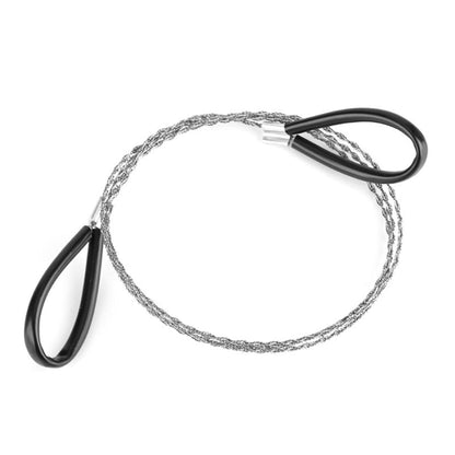 Steel Manual Chain Saw with Hand Grips by HitMyNeed
