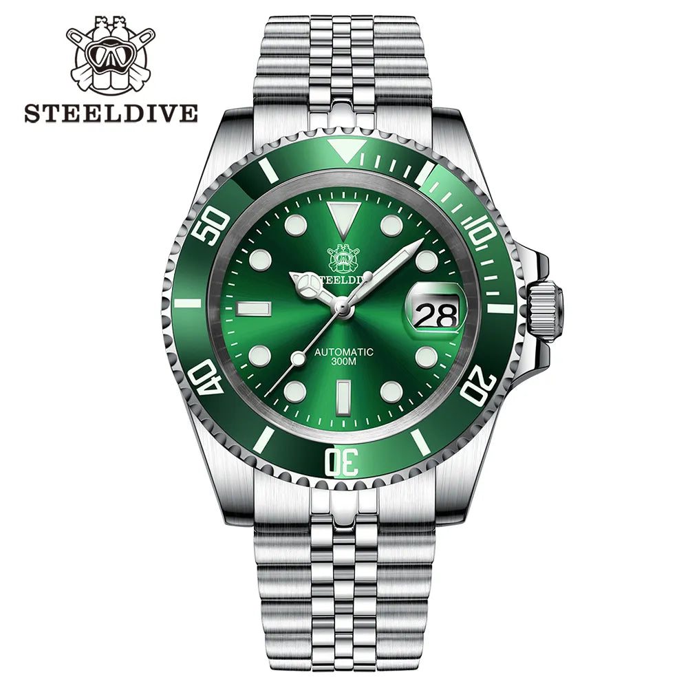 Steeldive 41mm NH35 Automatic Dive Watch 300M 53gr-jbl by HitMyNeed