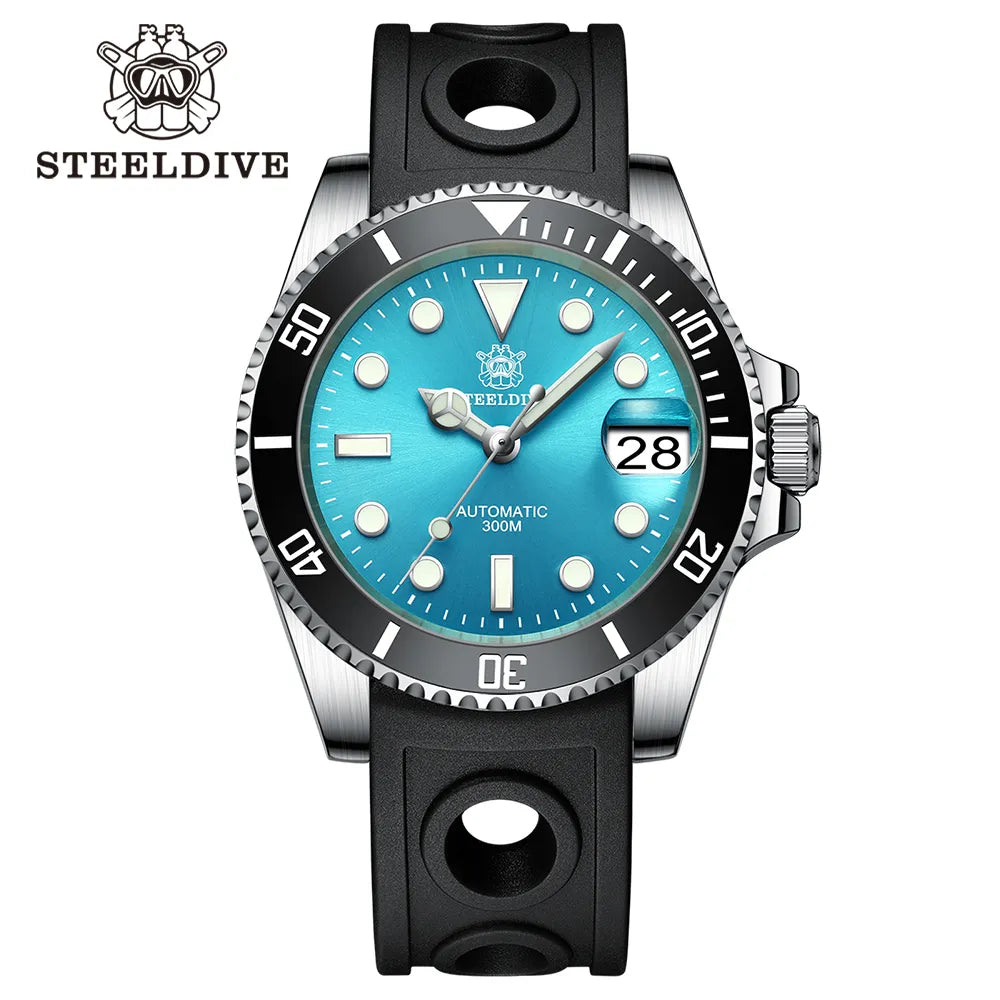 Steeldive 41mm NH35 Automatic Dive Watch 300M 53ql-hr by HitMyNeed