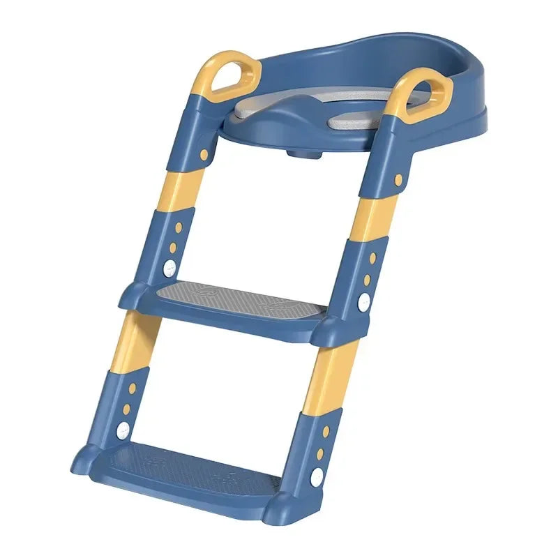 Stepped Kids Toilet Training Ladder & Foldable Stool by HitMyNeed