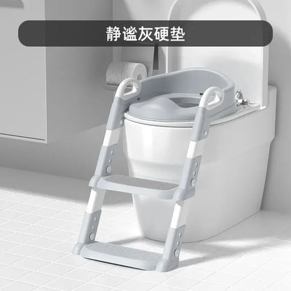 Stepped Kids Toilet Training Ladder & Foldable Stool by HitMyNeed