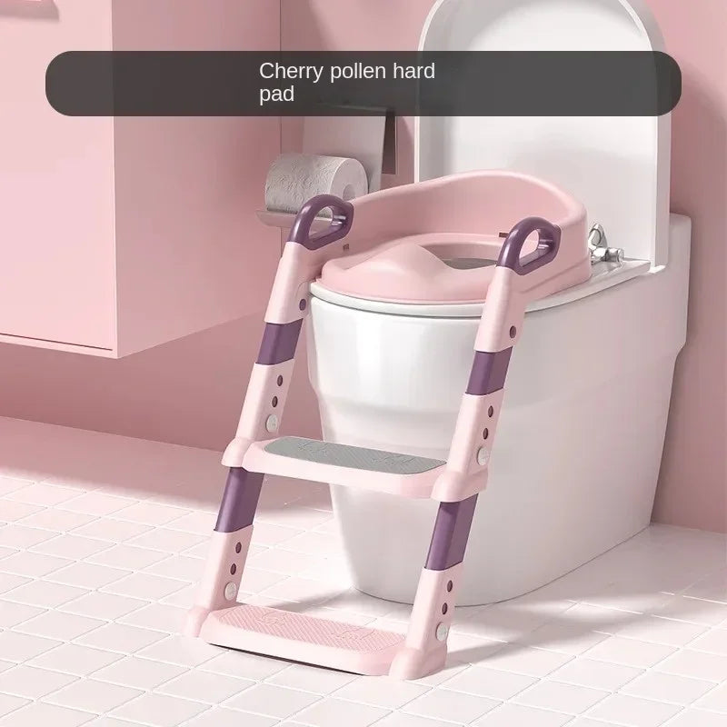 Stepped Kids Toilet Training Ladder & Foldable Stool by HitMyNeed