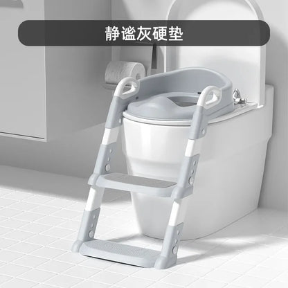 Stepped Kids Toilet Training Ladder & Foldable Stool b by HitMyNeed