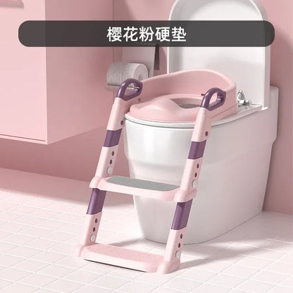 Stepped Kids Toilet Training Ladder & Foldable Stool c by HitMyNeed