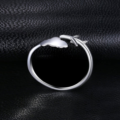 Sterling Silver Airplane Ring Adjustable S925 by HitMyNeed