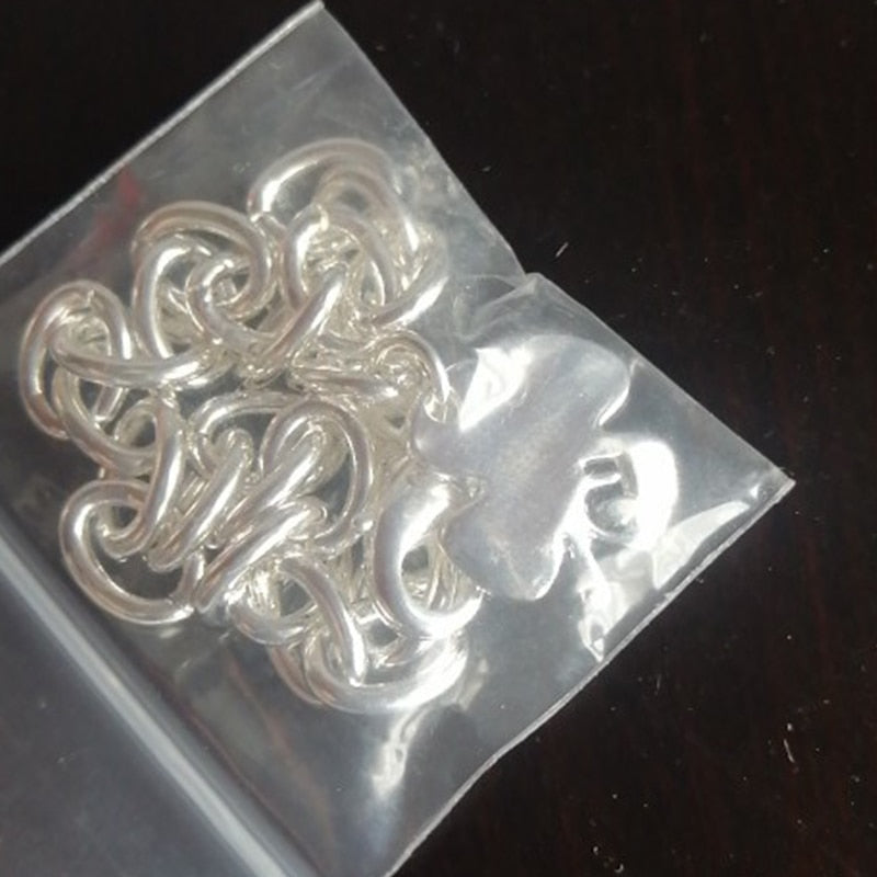 Sterling Silver Four Leaf Clover Bracelet by HitMyNeed