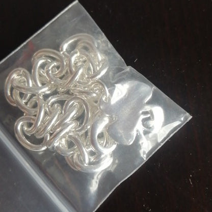 Sterling Silver Four Leaf Clover Bracelet by HitMyNeed