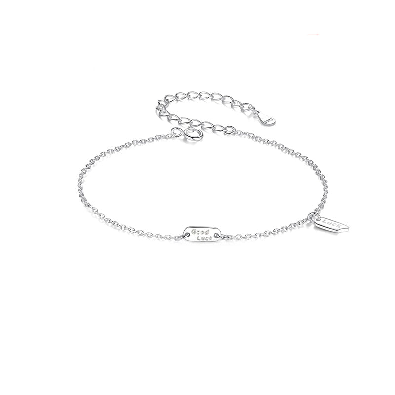 Sterling Silver Good Luck Bracelet for Women by HitMyNeed
