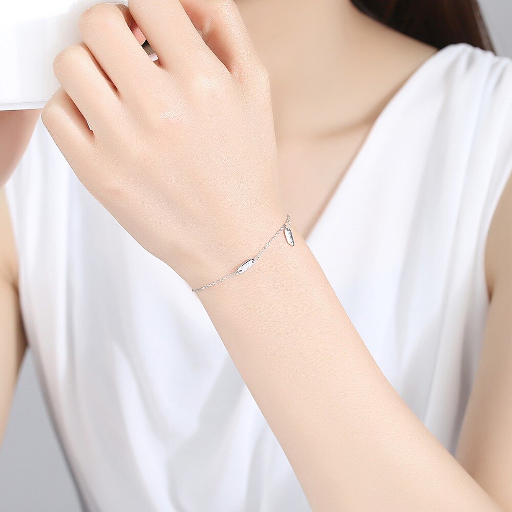 Sterling Silver Good Luck Bracelet for Women by HitMyNeed
