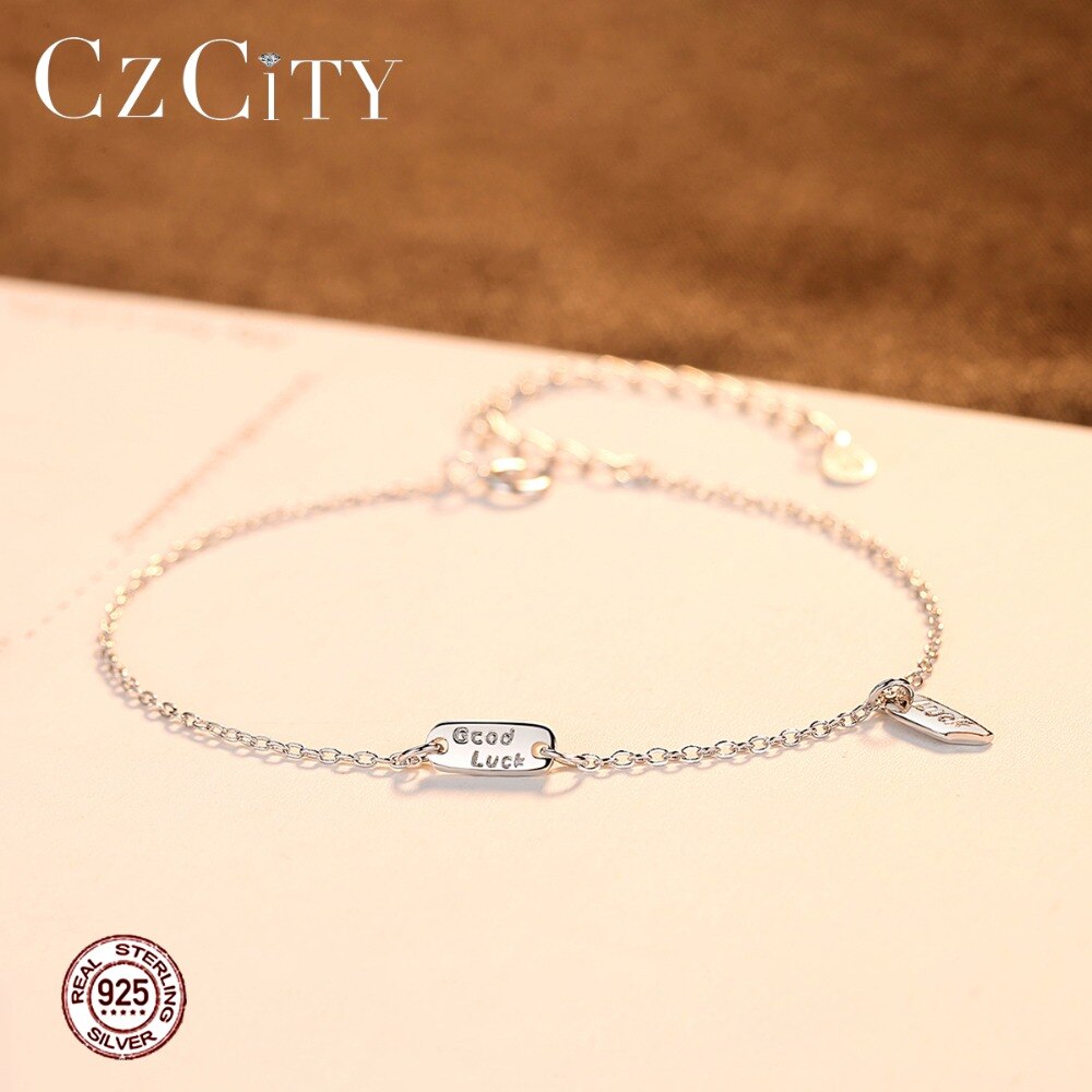 Sterling Silver Good Luck Bracelet for Women by HitMyNeed