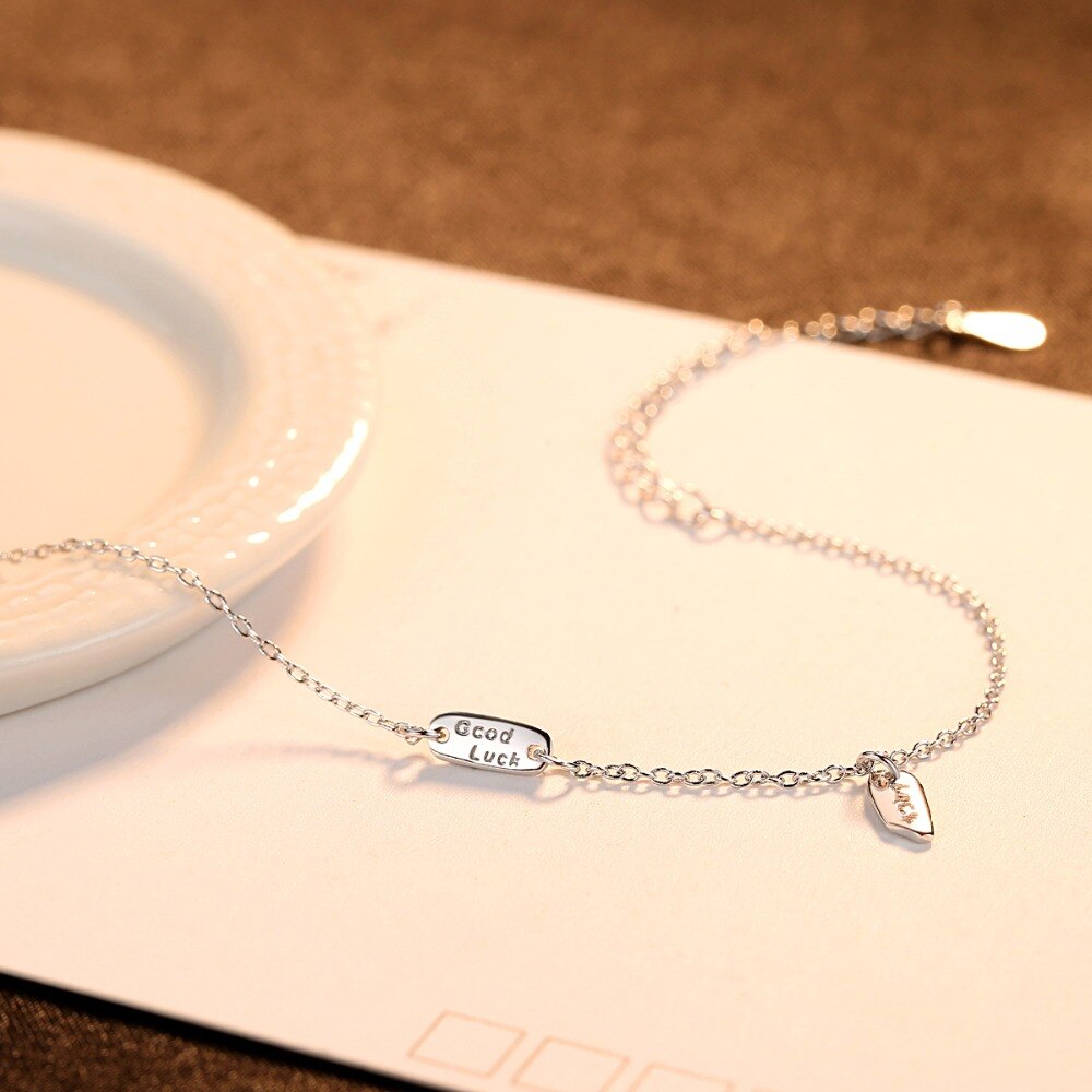 Sterling Silver Good Luck Bracelet for Women by HitMyNeed