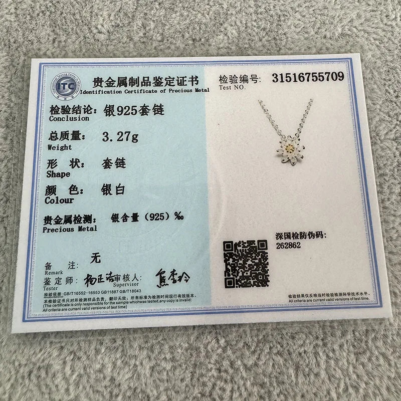 Sterling Silver Lotus Flower Pendant Necklace by HitMyNeed