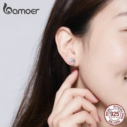 Sterling Silver Unicorn Stud Earrings for Girls by HitMyNeed