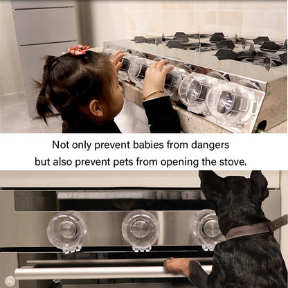 Stove Knob Covers Child Safety Set (2 Pack) by HitMyNeed