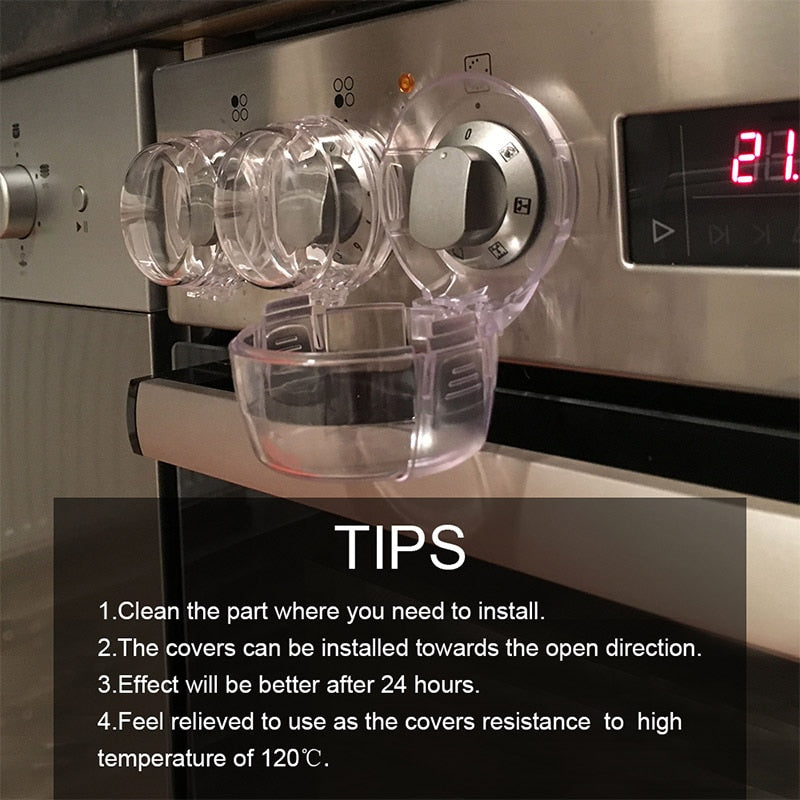 Stove Knob Covers Child Safety Set (2 Pack) by HitMyNeed