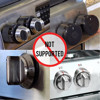 Stove Knob Covers Child Safety Set (2 Pack) by HitMyNeed
