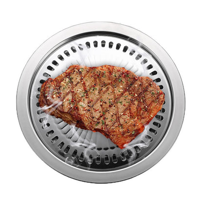 Stovetop Non-Stick Grill Pan, 30 cm Stainless Steel by HitMyNeed