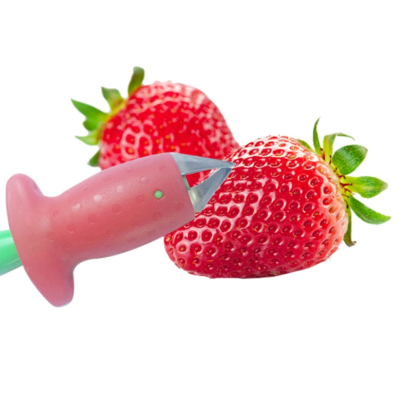 Strawberry Corer Portable Stem Remover Tool by HitMyNeed