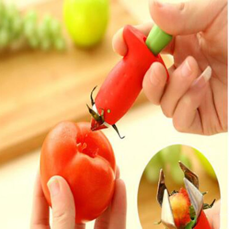 Strawberry Corer Portable Stem Remover Tool by HitMyNeed