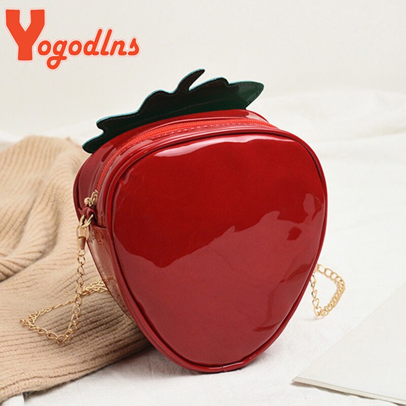 Strawberry Crossbody Bag for Women by HitMyNeed