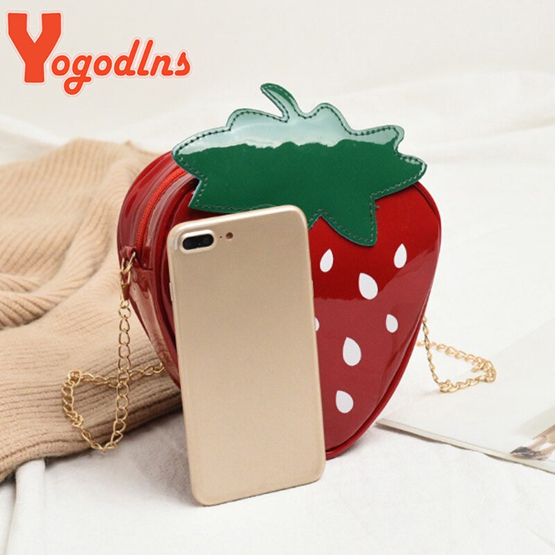 Strawberry Crossbody Bag for Women by HitMyNeed