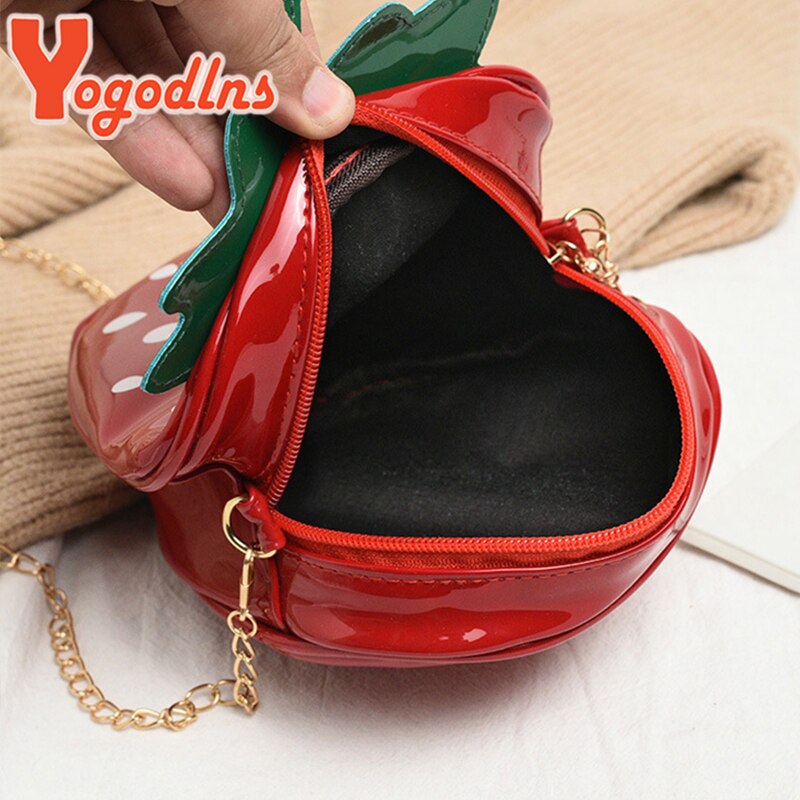 Strawberry Crossbody Bag for Women by HitMyNeed